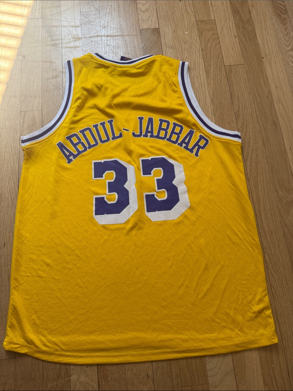 NBA Los Angeles Lakers Purple and Gold Basketball Jersey #3